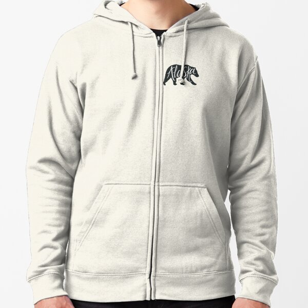 Alaska Stripe Mountain, Youth Hoodie — Polar Bear Gifts