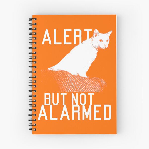 Item preview, Alert But Not Alarmed (Cat) designed and sold by IrisAndSeb.