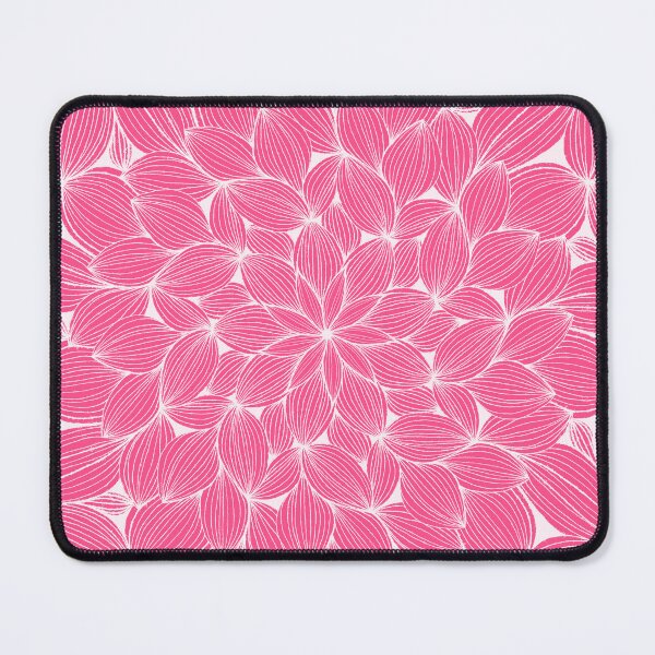 Item preview, Pink and White Line Art Floral Mandala designed and sold by Kristi Duggins.