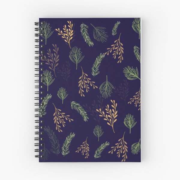 Item preview, Dark Blue Festive Leaf Design for Christmas and Seasonal Holidays designed and sold by Ric1926.