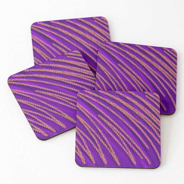 Item preview, Purple Orange Funky Halftone Zig Zag Pattern designed and sold by that5280lady.