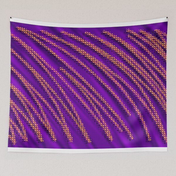 Item preview, Purple Orange Funky Halftone Zig Zag Pattern designed and sold by that5280lady.