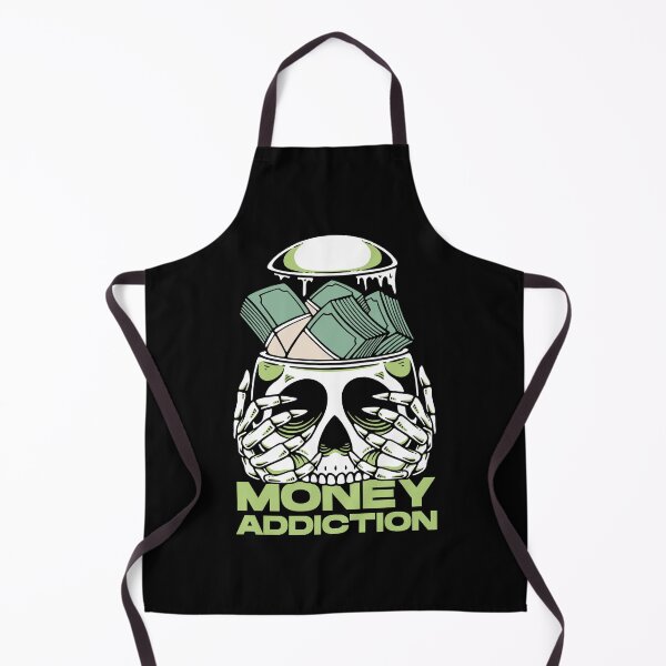 Item preview, Money Addiction Skull designed and sold by rukurustudio.