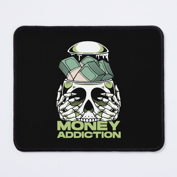 Item preview, Money Addiction Skull designed and sold by rukurustudio.