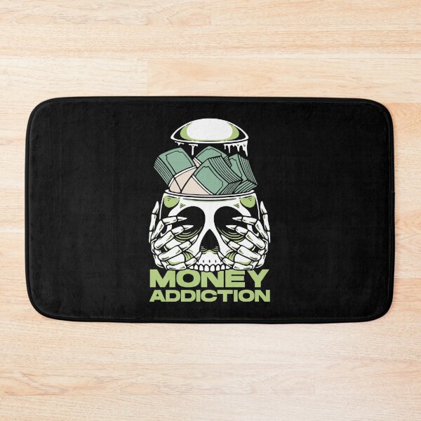 Item preview, Money Addiction Skull designed and sold by rukurustudio.