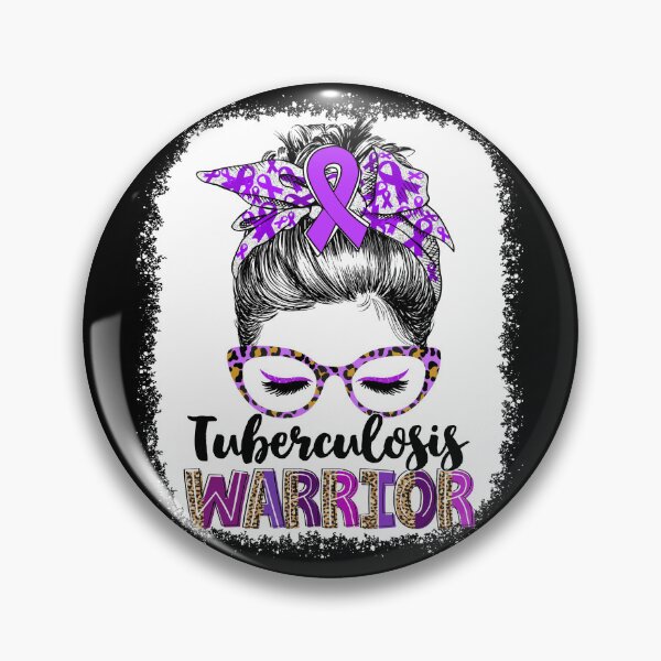 Item preview, Messy Bun Leopard Tuberculosis Warrior designed and sold by rechardtee.