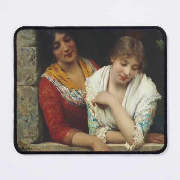 Item preview, Day Dreamers | Eugen von Blaas | 1887 Italian Art designed and sold by CJET.