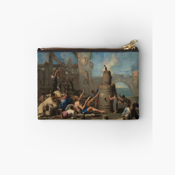 Item preview, The Tame Magpie | Alessandro Magnasco | 1708 Italian Art designed and sold by CJET.