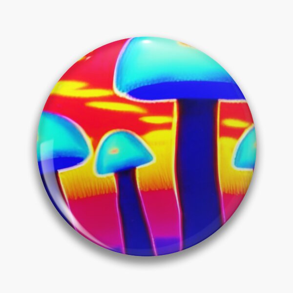 Item preview, Trippy Mushroom City designed and sold by ittybittyowl.