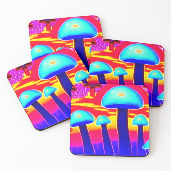 Item preview, Trippy Mushroom City designed and sold by ittybittyowl.