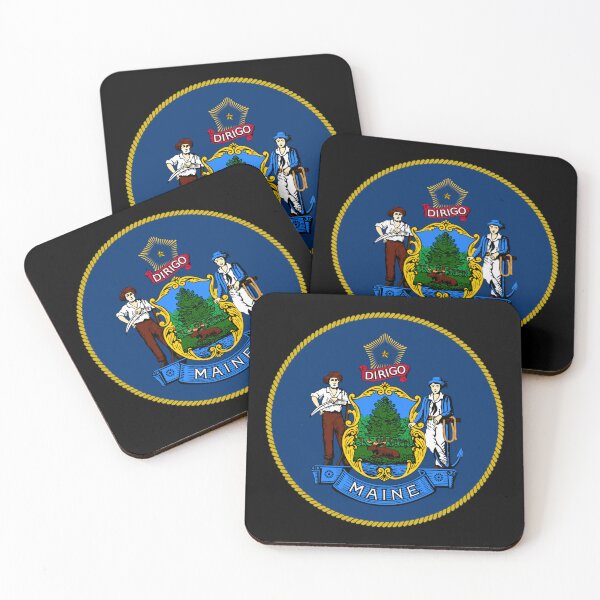 Item preview, Maine Coat of Arms designed and sold by Aleksander37.