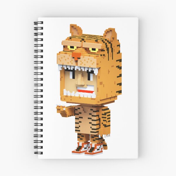Item preview, 3D Cute Tiger Voxel designed and sold by Si Pakne.