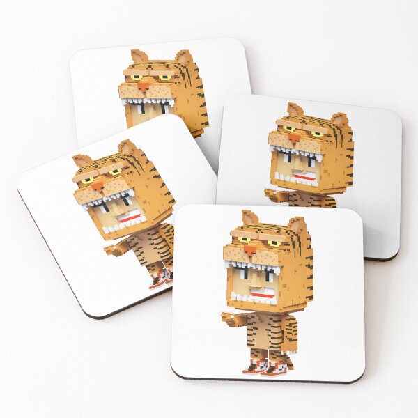 Item preview, 3D Cute Tiger Voxel designed and sold by Si Pakne.