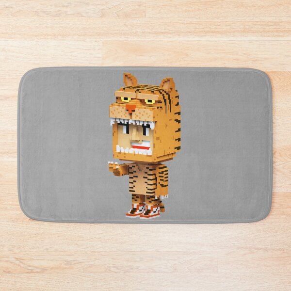 Item preview, 3D Cute Tiger Voxel designed and sold by Si Pakne.