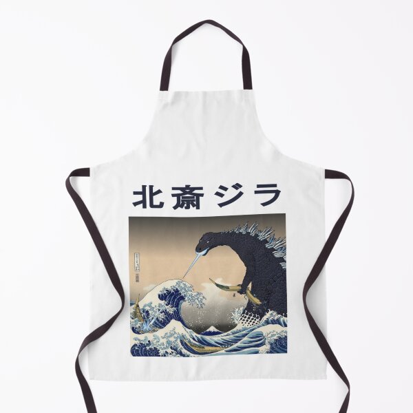 Item preview, Art 90s Hokusai Kaiju Great Wave     designed and sold by foynicolai.