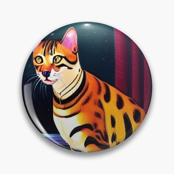 Item preview, Bengal cat  designed and sold by GroovyDino.