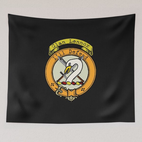 Item preview, Lennox Clan Surname crest designed and sold by BagTown Clans.