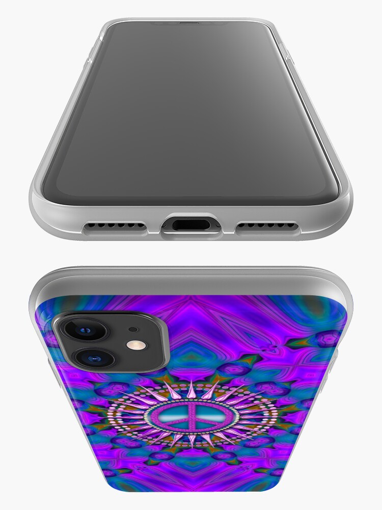 Alternate view of Purple Haze Peace Energy iPhone Case & Cover