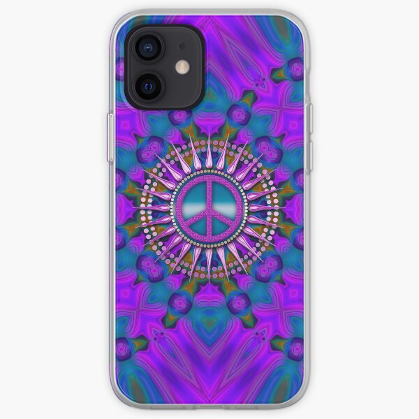Purple Haze Peace Energy iPhone Soft Case