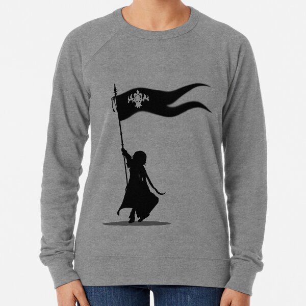 Jeanne d'Arc - Luminosité Eternelle: God is Here With Me - Black Version Lightweight Sweatshirt
