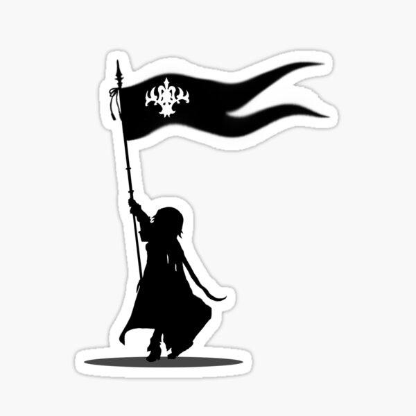 Jeanne d'Arc - Luminosité Eternelle: God is Here With Me - Black Version Sticker