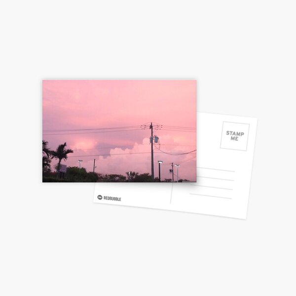 pink good night Postcard