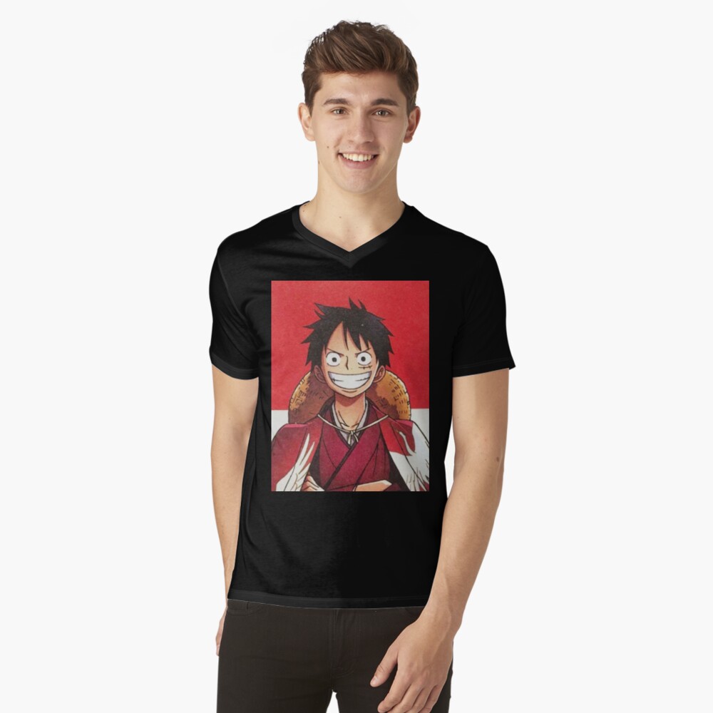 Luffy from One Piece Anime Wano Arc Oversized Tshirt – Kaihama