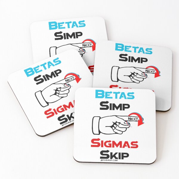 Item preview, Simping: Beta Male vs Sigma Male designed and sold by Nagolbud Corp.