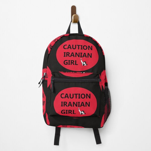 Item preview, CAUTION IRANIAN GIRL industrial style sign designed and sold by lobodelnoir.