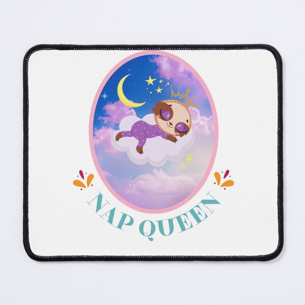 Item preview, Nap Queen, divertido tema de los amantes de los animales perezosos designed and sold by FunnyArtisan.
