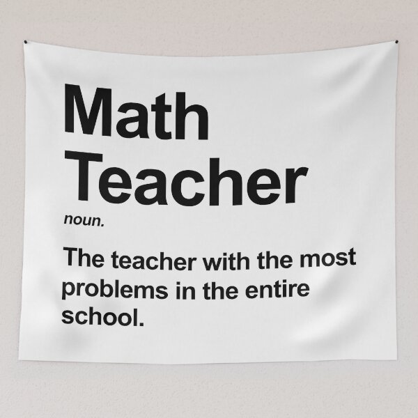Item preview, Funny Math Teacher Definition designed and sold by allysmar.