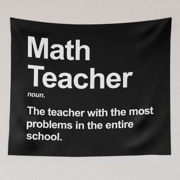 Item preview, Funny Math Teacher Definition Mathematics Teacher Gift designed and sold by allysmar.