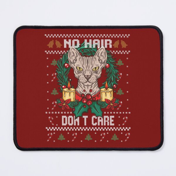 Item preview, Hairless Cat Ugly Christmas Sweater Sphynx Cat designed and sold by MrEddie10.