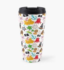 Marine pirate pattern Travel Mug