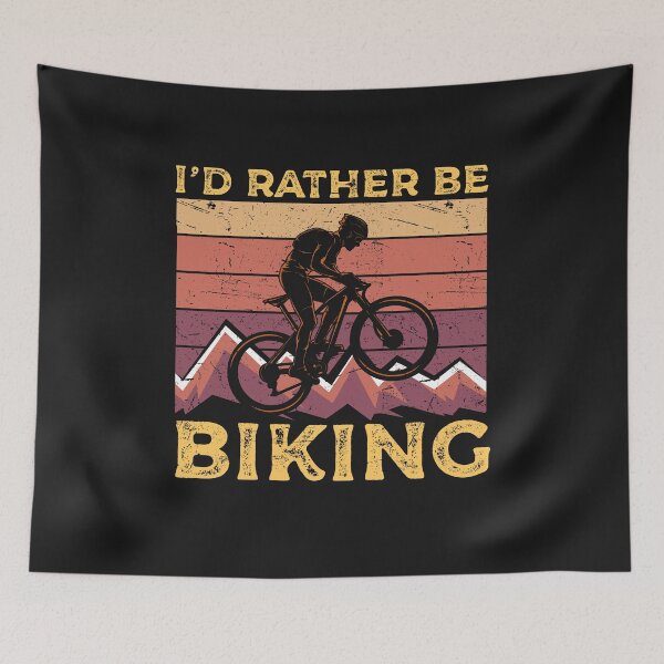 Item preview, Retro Bicycling I d Rather Be  designed and sold by woormle.