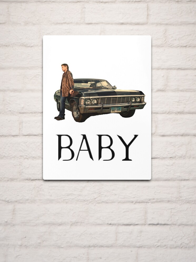 Dean's Baby - Impala, Supernatural Sticker for Sale by millwhy