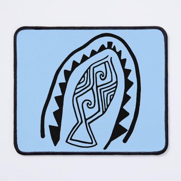 Item preview, Petroglyph Fish 1 - black designed and sold by Squirrel-Girl.