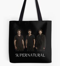 Supernatural - Jared, Jensen & Misha Tote Bag
