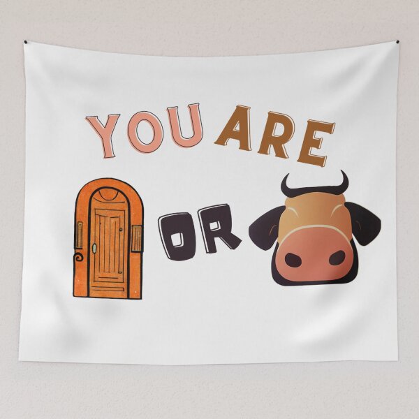 Item preview, You Are A-Door-Or-Bull! designed and sold by Paint-of-Heart.
