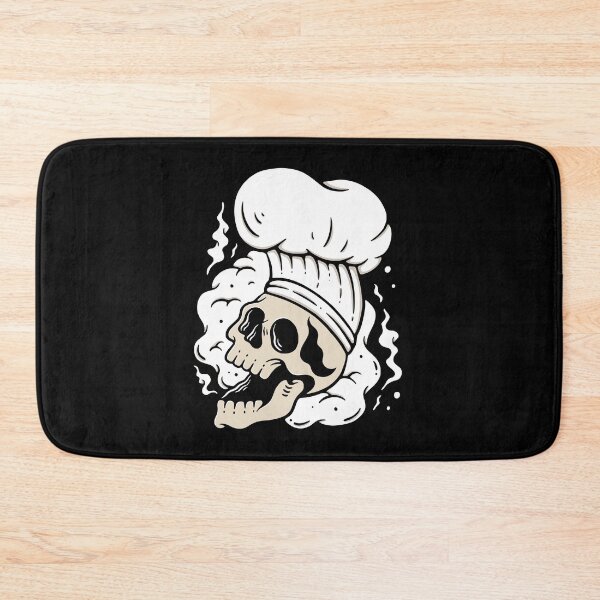 Item preview, Head Chef Skull designed and sold by rukurustudio.