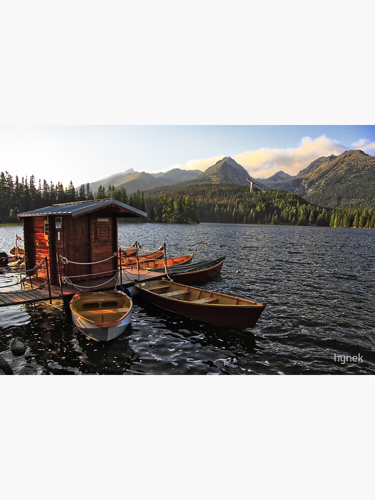 Boathouse at Strbske Pleso by hynek