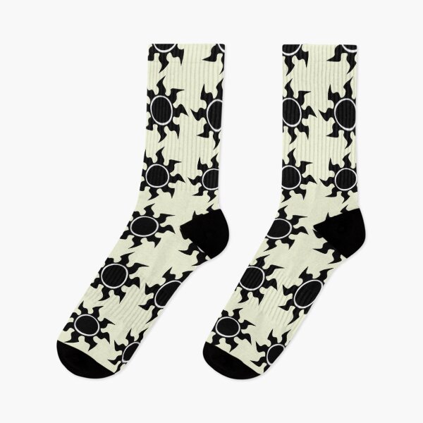 Item preview, Magic the Gathering White Mana Socks designed and sold by wenkwenkk.