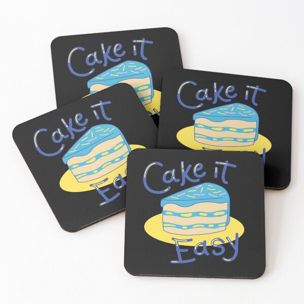 Item preview, Vintage Cake it Easy Cool and funny Typography designed and sold by garniturex.