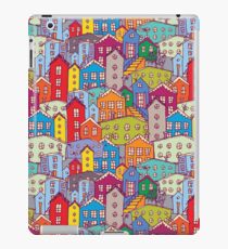 Cityscape seamless pattern. Sketch. iPad Case/Skin