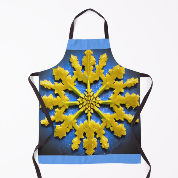 Item preview, Gold and Blue Snowflake designed and sold by NitaBond.