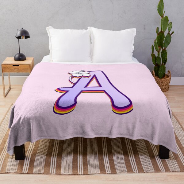 Item preview, Letter A Monogram - Hibiscus Flower designed and sold by cuteartdesign.