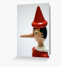 Pinocchio Greeting Card