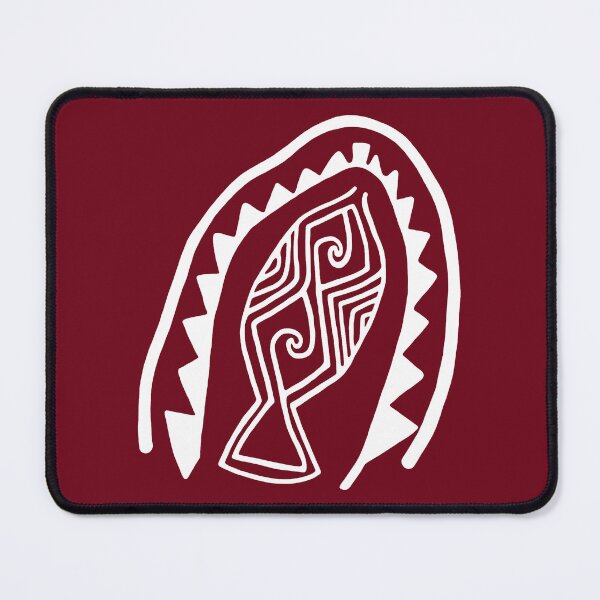 Item preview, Petroglyph Fish 1 - white designed and sold by Squirrel-Girl.