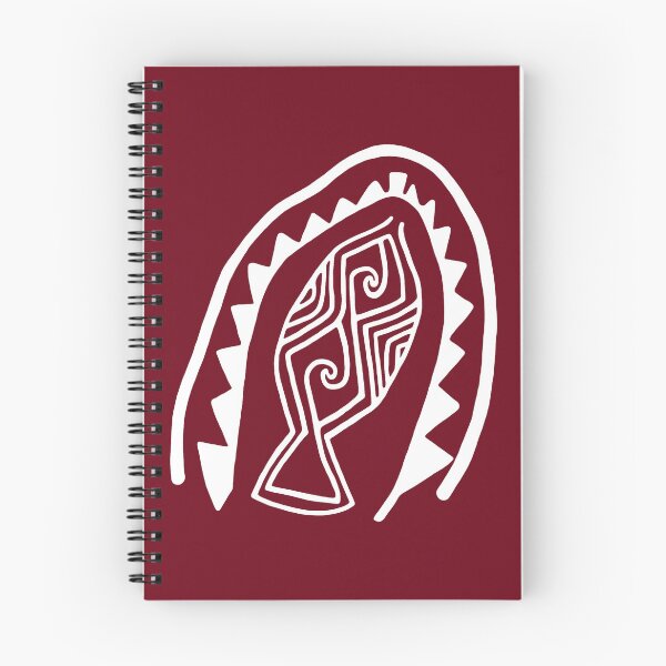 Item preview, Petroglyph Fish 1 - white designed and sold by Squirrel-Girl.