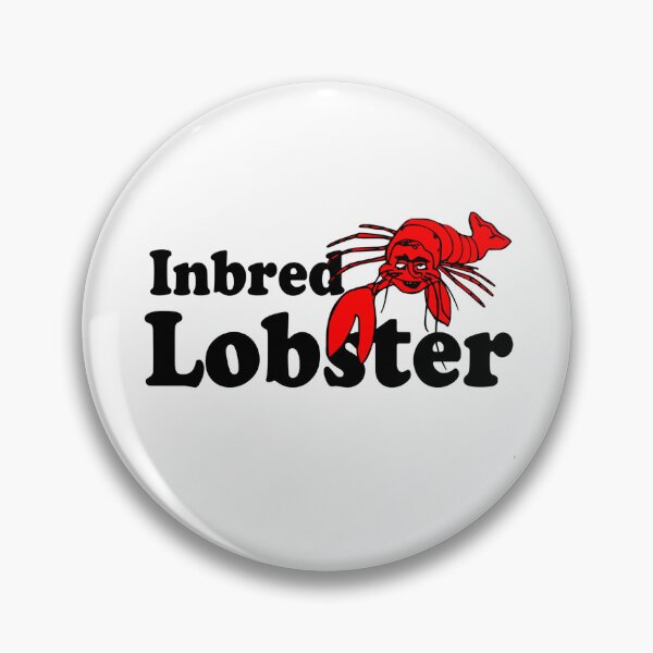 Item preview, Inbred Lobster cute dumb funny with black text designed and sold by tommytidalwave.